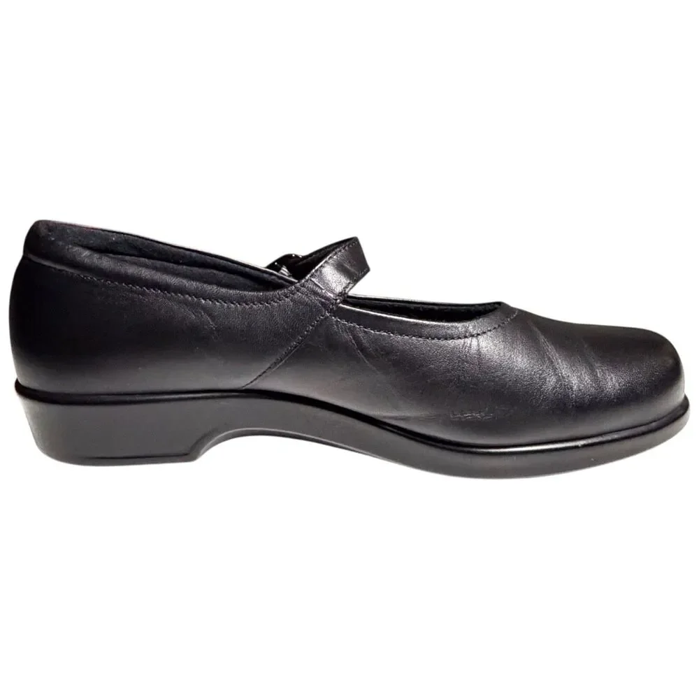 SAS Maria Mary Jane Leather Shoes Black Tripad Comfort Size 11